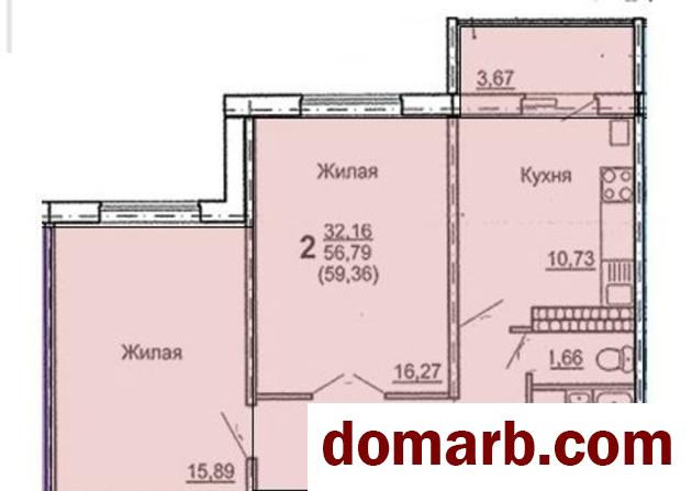 Купить Гомель Купить Квартиру 2024 г. 58,2 м2 6 этаж 2-ная $34753 в городе Гомель