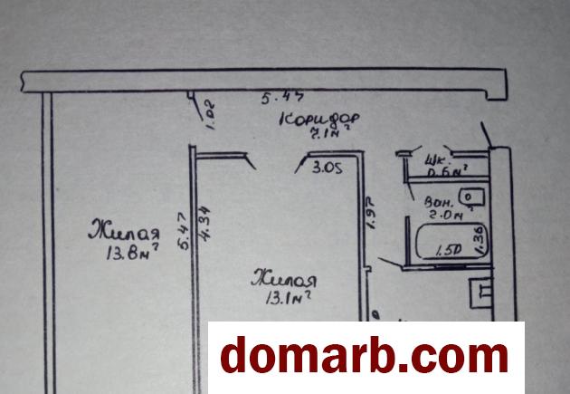 Купить Жлобин Купить Квартиру 1967 г. 42.2 м2 1 этаж 2-ная Первомайс в городе Жлобин