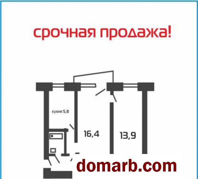 Купить Брест Купить Квартиру 1966 г. 43.6 м2 3 этаж 2-ная просп. Маше в городе Брест