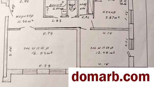 Купить Осиповичи Купить Квартиру 1998 г. 54.94 м2 1 этаж 2-ная Сташке в городе Осиповичи