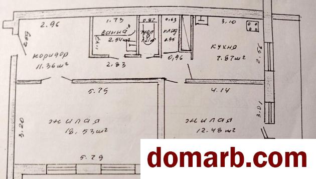 Купить Осиповичи Купить Квартиру 1998 г. 54.94 м2 1 этаж 2-ная Сташке в городе Осиповичи