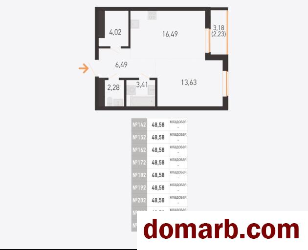 Купить Копище Купить Квартиру 2026 г. 49 м2 23 этаж 2-ная Камова ул. $ в городе Копище