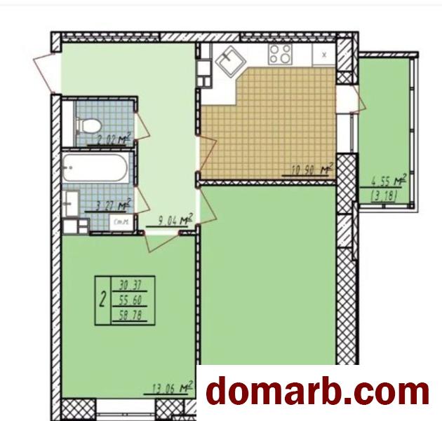 Купить Могилёв Купить Квартиру 2024 г. 58,8 м2 3 этаж 2-ная Берёзовс в городе Могилёв