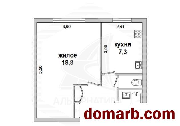 Купить Брест Купить Квартиру 1974 г. 34.1 м2 3 этаж 1-ная Дубровская  в городе Брест