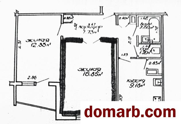 Купить Гомель Купить Квартиру 1993 г. 51.4 м2 10 этаж 2-ная Давыдовск в городе Гомель