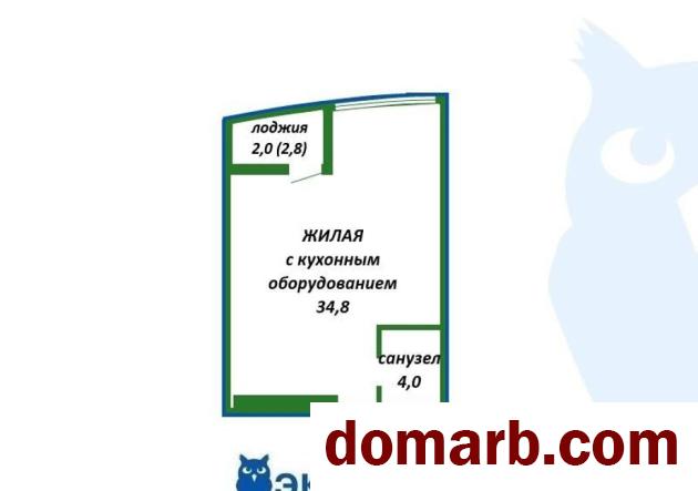 Купить Минск Купить Квартиру 2023 г. 38,8 м2 15 этаж 1-ная Жореса Алф в городе Минск