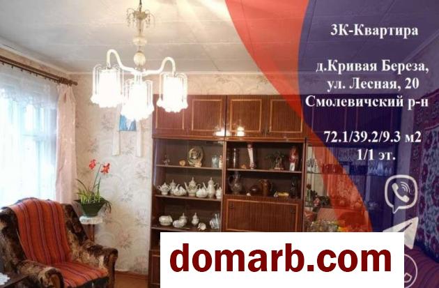 Купить Кривая Береза Купить Квартиру 2001 г. 72.1 м2 1 этаж 3-ная Лес в городе Кривая Береза