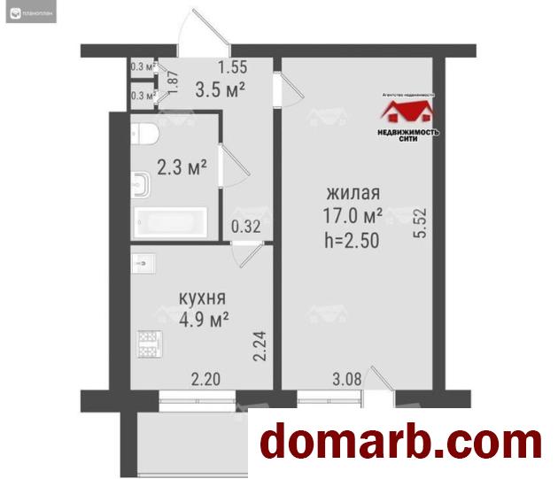 Купить Мозырь Купить Квартиру 1975 г. 28,3 м2 1 этаж 1-ная Юности бул в городе Мозырь