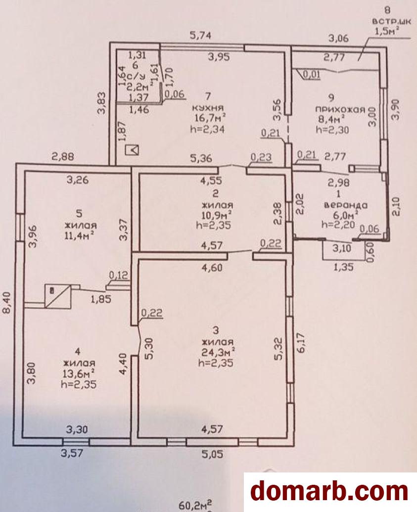 Купить Гомель Купить дом 95 м2 4-ная Социалистическая ул ул. $38000 в городе Гомель