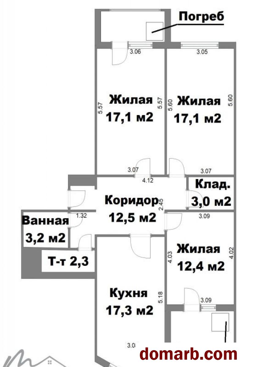 Купить Минск Купить Квартиру 2010 г. 90.8 м2 1 этаж 3-ная Каменногор в городе Минск