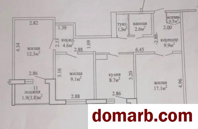 Купить Гродно Купить Квартиру 1992 г. 66,1 м2 3-ная Тавлая ул ул. $43000 в городе Гродно