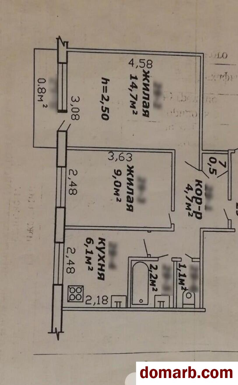 Купить Светлогорск Купить Квартиру 1969 г. 38.3 м2 5 этаж 2-ная 50 лет в городе Светлогорск