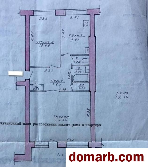 Купить Витебск Купить Квартиру 60 м2 5 этаж 2-ная Советская ул. $29 в городе Витебск