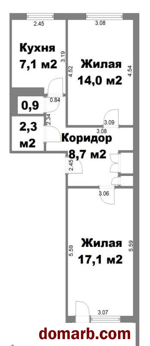 Купить Минск Купить Квартиру 1986 г. 53.1 м2 1 этаж 2-ная Леси Украин в городе Минск