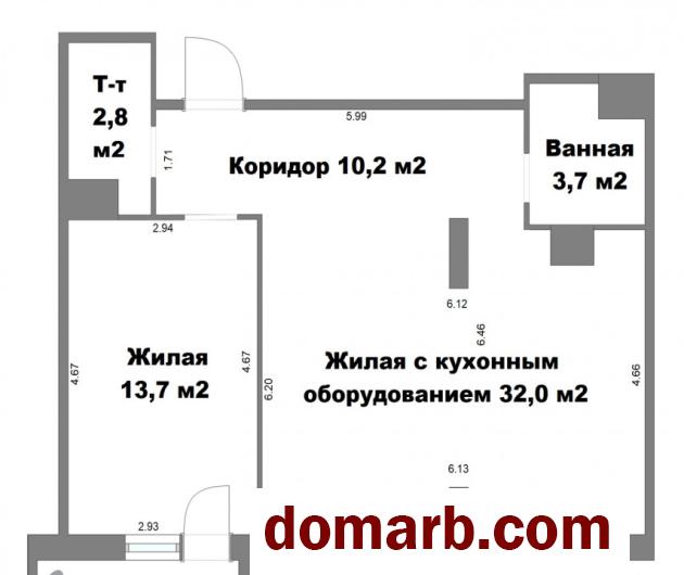 Купить Минск Купить Квартиру 2023 г. 64.9 м2 2 этаж 3-ная просп. Дзер в городе Минск