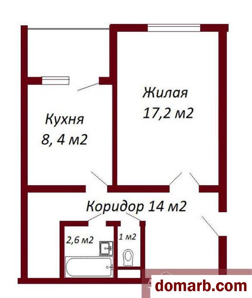 Купить Бобруйск Купить Квартиру 2006 г. 43,2 м2 1 этаж 1-ная Гоголя у в городе Бобруйск