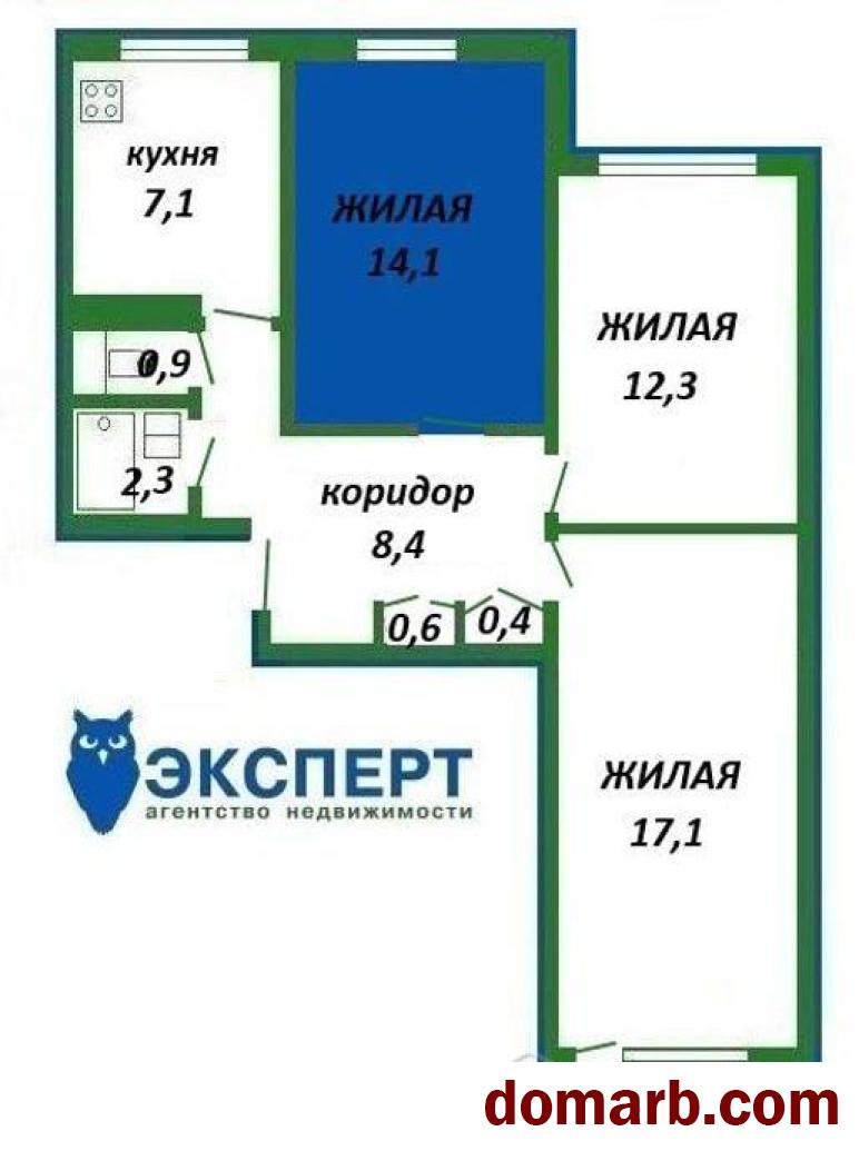 Купить Минск Купить Комнату 1988 г. 65,3 м2 8 этаж 3-ная Белецкого ул в городе Минск