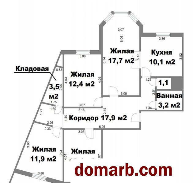 Купить Минск Купить Квартиру 2010 г. 97.5 м2 7 этаж 4-ная Каменногор в городе Минск