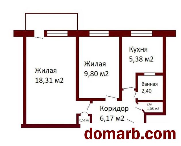 Купить Бобруйск Купить Квартиру 1970 г. 43,2 м2 5 этаж 2-ная Советск в городе Бобруйск