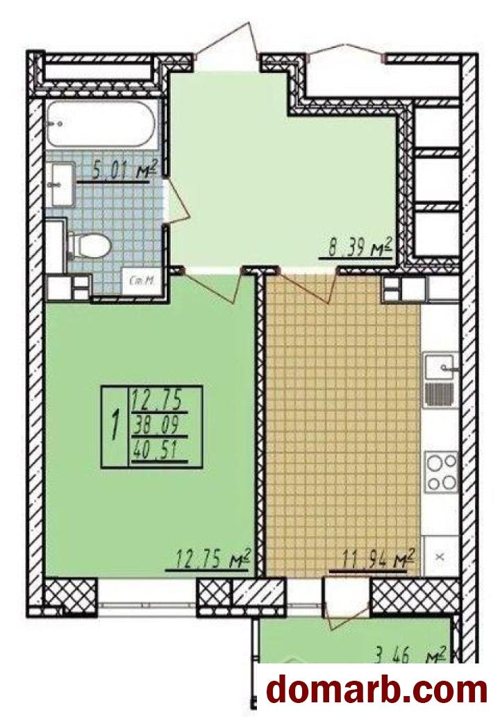 Купить Могилёв Купить Квартиру 2024 г. 40,5 м2 20 этаж 1-ная Берёзовс в городе Могилёв