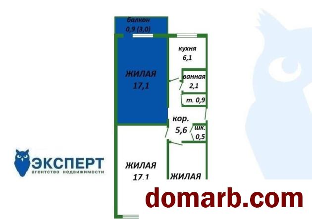 Купить Минск Купить Комнату 1968 г. 60,1 м2 5 этаж 3-ная Калиновског в городе Минск