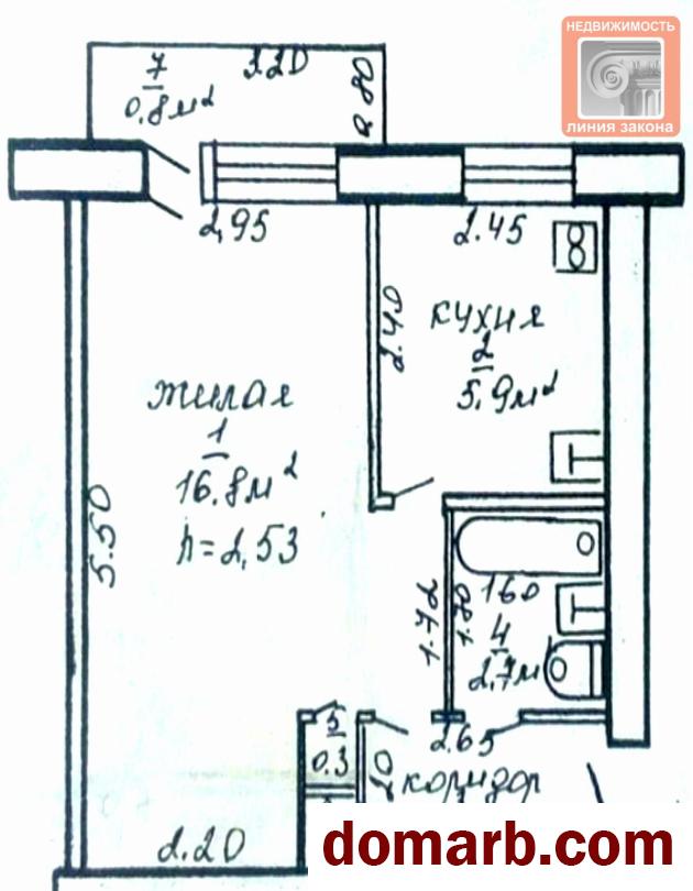 Купить Речица Купить Квартиру 1962 г. 30.7 м2 4 этаж 1-ная пл. Центра в городе Речица