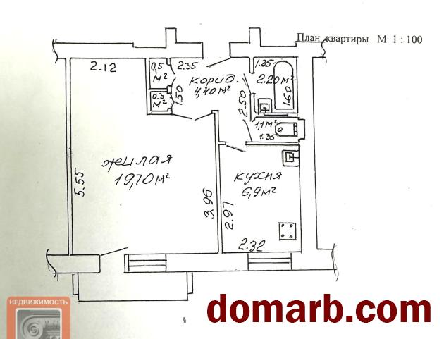 Купить Гомель Купить Квартиру 1970 г. 35.1 м2 2 этаж 1-ная пр-т Октяб в городе Гомель