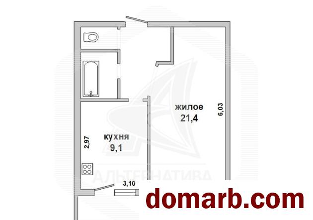 Купить Брест Купить Квартиру 2009 г. 40.6 м2 2 этаж 1-ная Жукова ул. $5 в городе Брест