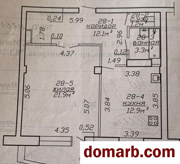 Купить Могилёв Купить Квартиру 2011 г. 53,6 м2 6 этаж 1-ная Димитров в городе Могилёв