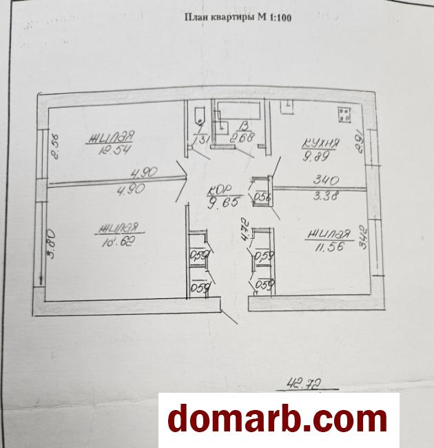 Купить Замосточье Купить Квартиру 1990 г. 69.17 м2 1 этаж 3-ная Центр в городе Замосточье