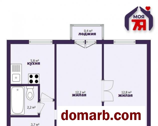 Купить Минск Купить Квартиру 47.7 м2 3 этаж 2-ная Уборевича ул. $6200 в городе Минск