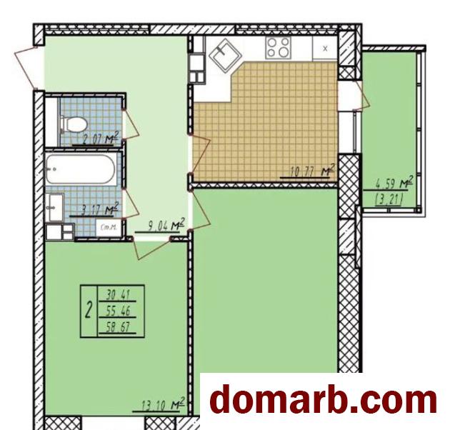 Купить Могилёв Купить Квартиру 2024 г. 58,7 м2 20 этаж 2-ная Берёзовс в городе Могилёв