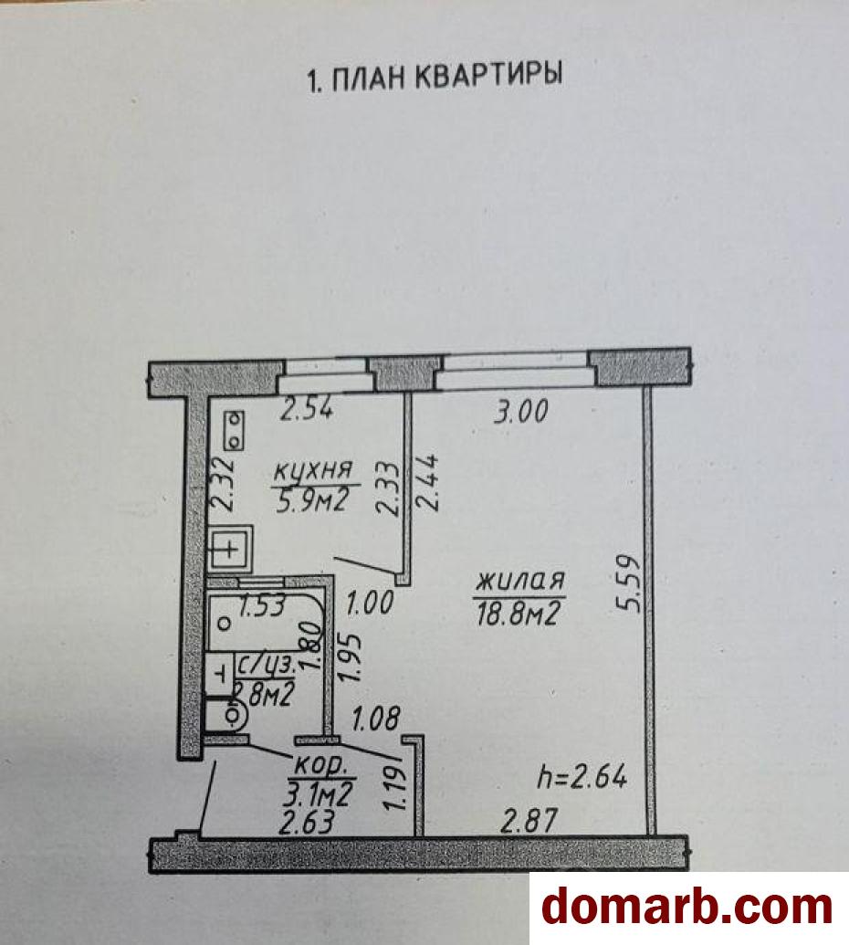 Купить Орша Купить Квартиру 1961 г. 30,6 м2 3 этаж 1-ная Текстильщик в городе Орша