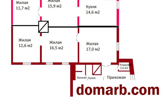 Купить Бобруйск Купить Квартиру 70,6 м2 1 этаж 3-ная Социалистиче в городе Бобруйск