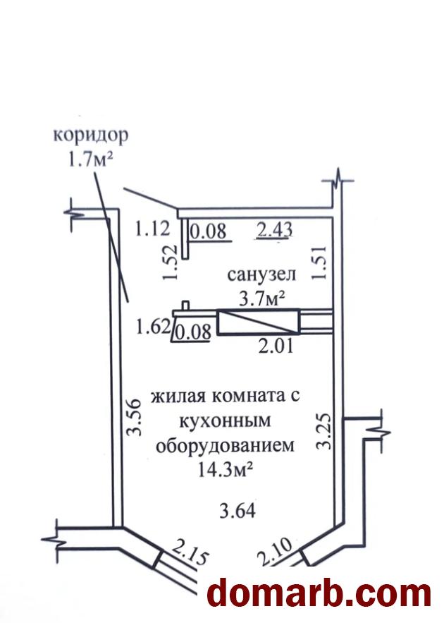 Купить Фаниполь Купить Квартиру 2023 г. 20 м2 1 этаж 1-ная Брестска в городе Фаниполь