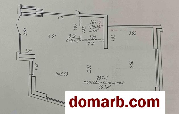 Купить Минск Арендовать Коммерческую недвижимость 2021 г. 70.4 м2  в городе Минск