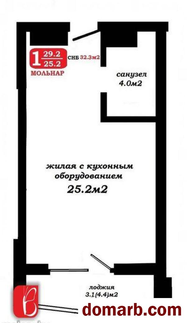 Купить Минск Купить Квартиру 2023 г. 32,3 м2 23 этаж 1-ная Жореса Алф в городе Минск