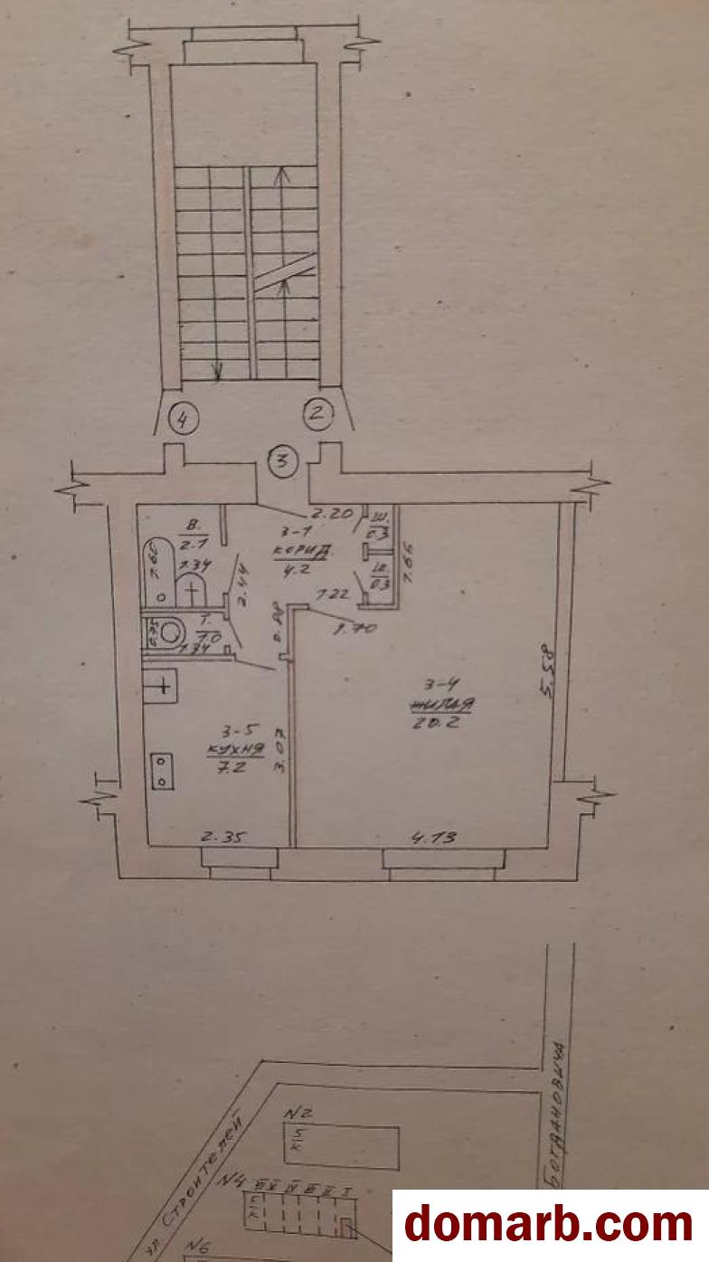 Купить Слуцк Купить Квартиру 1978 г. 35,3 м2 2 этаж 1-ная Строителей  в городе Слуцк