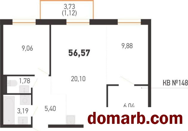 Купить Копище Купить Квартиру 2026 г. 56,57 м2 6 этаж 3-ная Подгорная в городе Копище