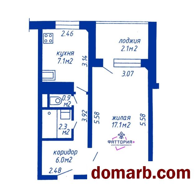 Купить Минск Купить Квартиру 1995 г. 35,5 м2 2 этаж 1-ная Сухаревска в городе Минск