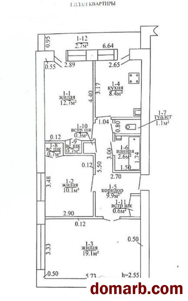 Купить Михановичи Купить Квартиру 1985 г. 66,2 м2 4 этаж 3-ная Совет в городе Михановичи