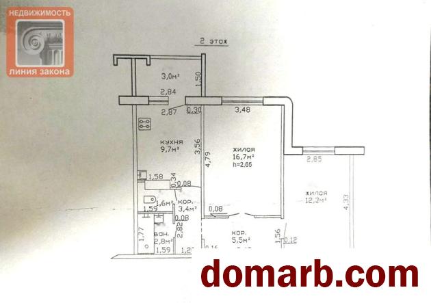 Купить Гомель Купить Квартиру 2011 г. 52 м2 2 этаж 2-ная Оськина ул  в городе Гомель