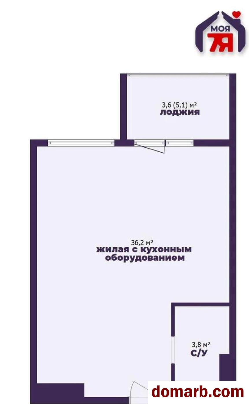 Купить Минск Купить Квартиру 2023 г. 40 м2 22 этаж 1-ная Братская ул. в городе Минск