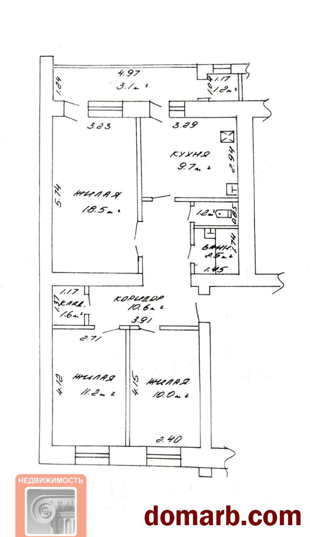 Купить Березки Купить Квартиру 2003 г. 65.3 м2 5 этаж 3-ная Белорусс в городе Березки