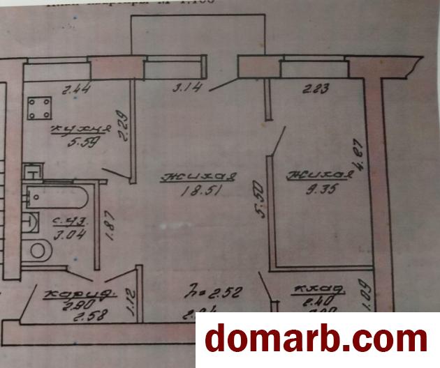 Купить Лида Купить Квартиру 41.8 м2 5 этаж 2-ная Советская ул. $23000 в городе Лида