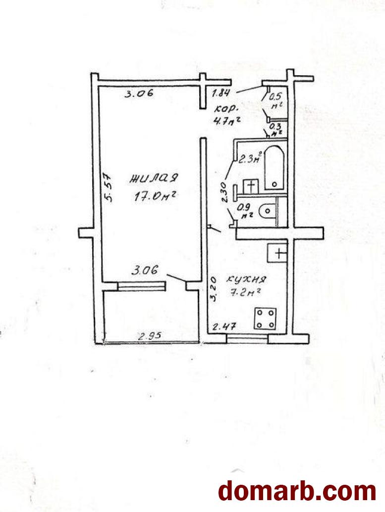 Купить Минск Купить Квартиру 1978 г. 34,5 м2 7 этаж 1-ная Мирошничен в городе Минск