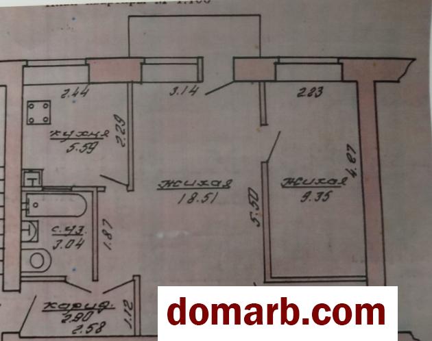 Купить Лида Купить Квартиру 41.8 м2 5 этаж 2-ная Советская ул. $23000 в городе Лида