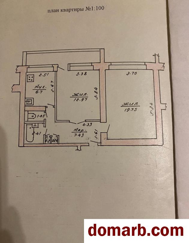 Купить Могилев Купить Квартиру 1983 г. 50.8 м2 2 этаж 2-ная Народног в городе Могилев