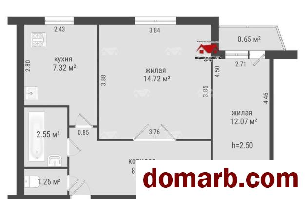 Купить Мозырь Купить Квартиру 1994 г. 46,1 м2 2 этаж 2-ная Полесская  в городе Мозырь