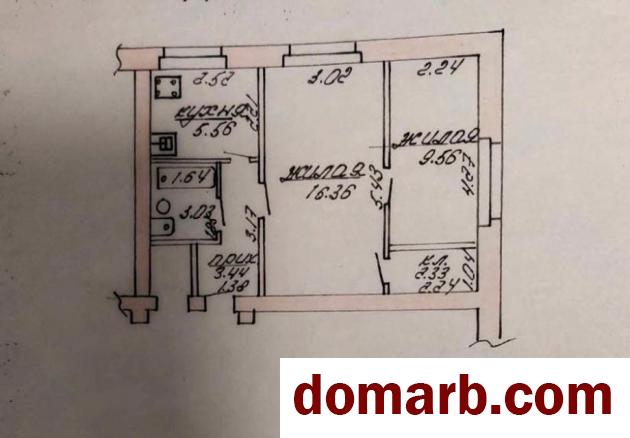 Купить Ганцевичи Купить Квартиру 1966 г. 40,4 м2 1 этаж 2-ная Гагари в городе Ганцевичи